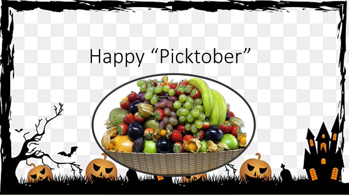 It's the 1st of "Picktober" here at New Haw. Which class can bring in the highest number of 'pickable' snacks for break time in October? #pickable #October #picktober #healthysnacks #ecowarriors #5aday