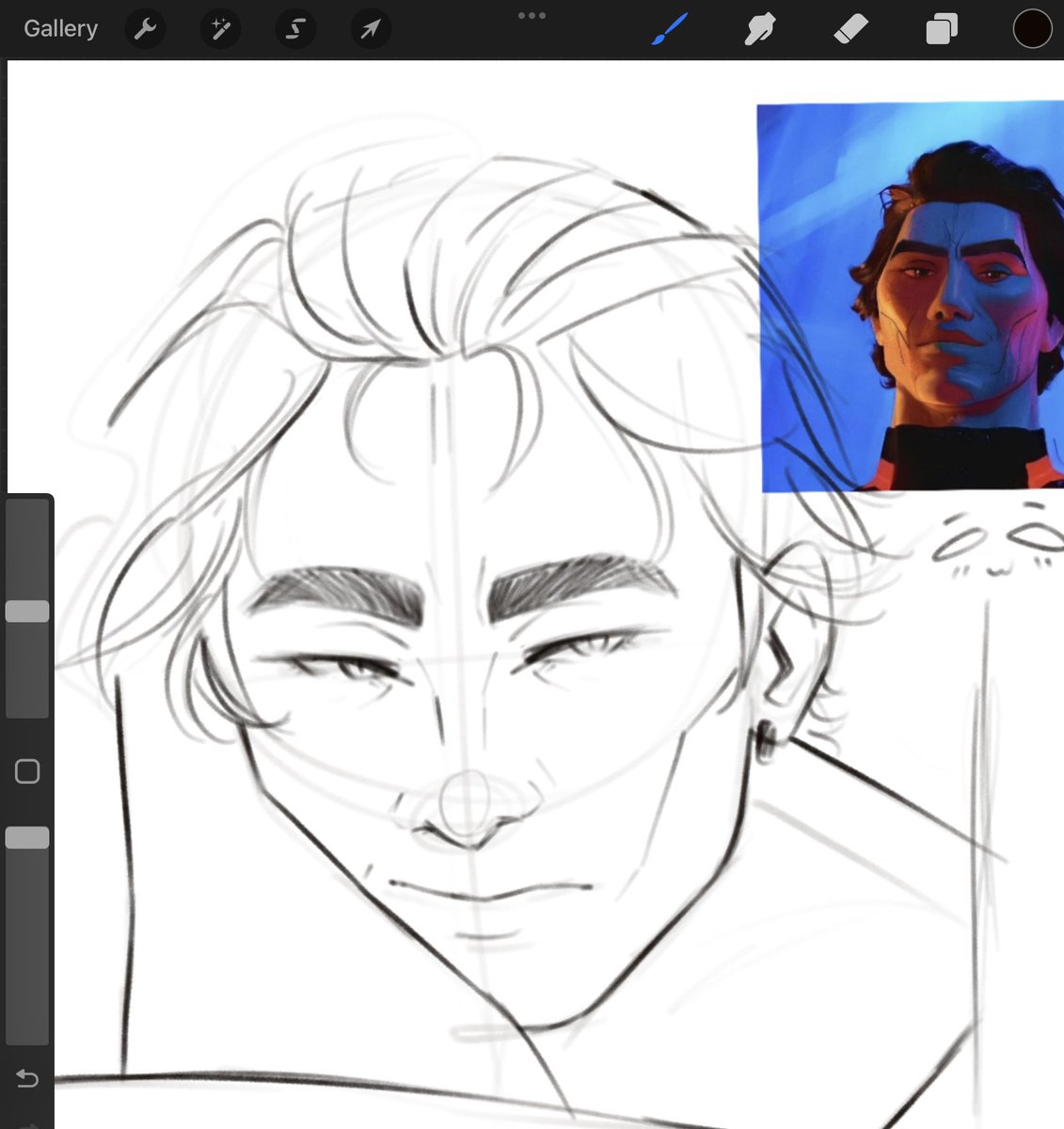 _arachnerose's tweet photo. so like …. how do feel about this man? 😳
#MiguelOHara #wip https://t.co/onxIoHydRN
