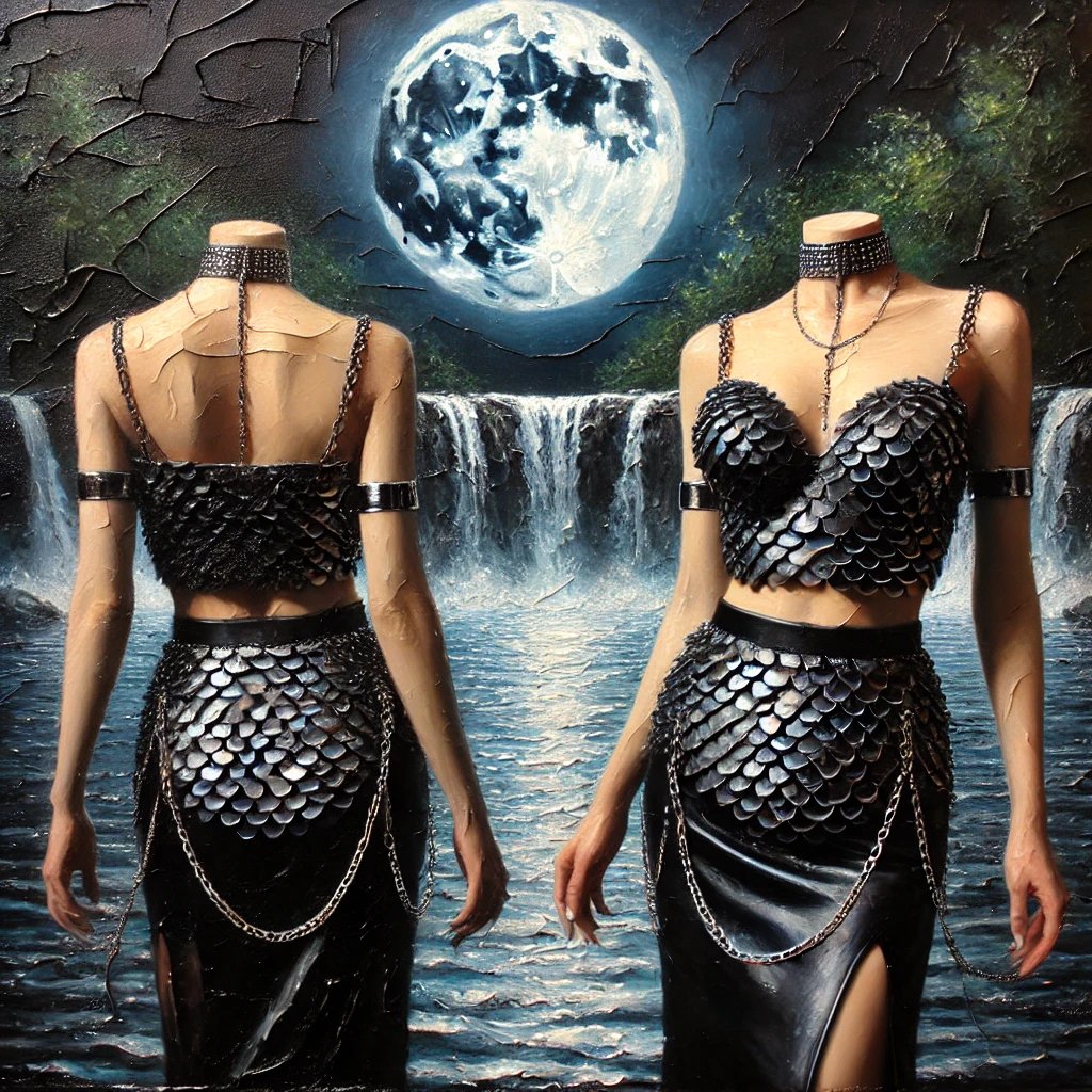 NudismoLentes's tweet image. 🌙✨ Entdecke die Magie der Nacht mit diesem fesselnden Scalemaille-Dress, das von der mystischen Schönheit des Mondlichts inspiriert ist. Ideal für Fashionistas, die den ganz besonderen Glanz suchen! 💫 #Scalemaille #DarkFantasy #HandmadeFashion #CreativityInMotion