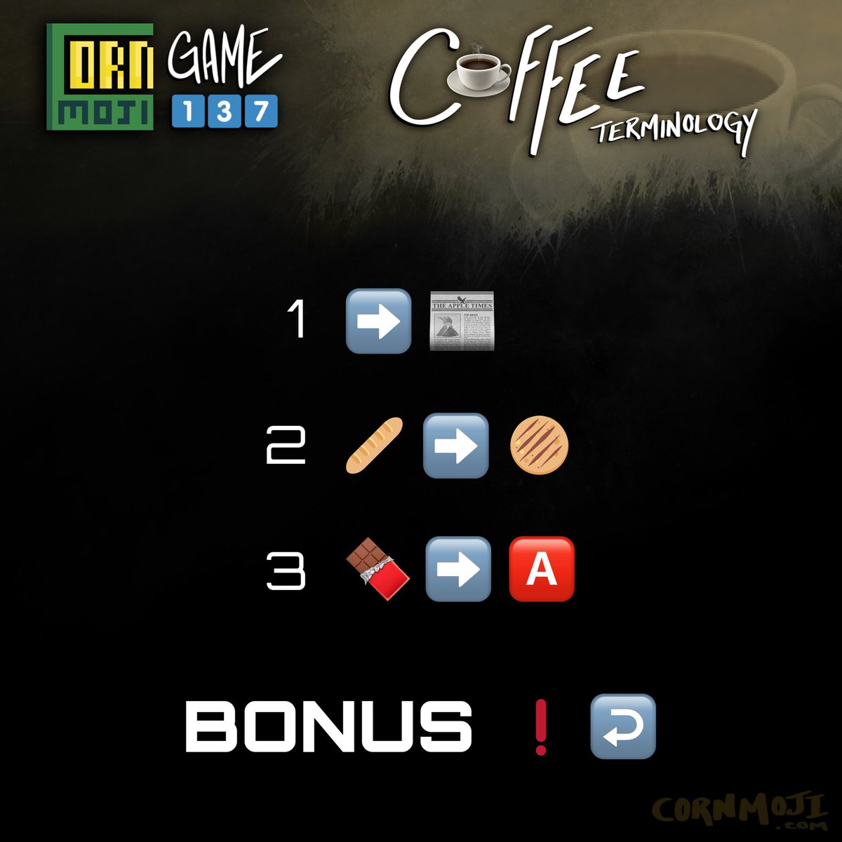 cornmoji.com New Puzzle Every Tuesday tweet media