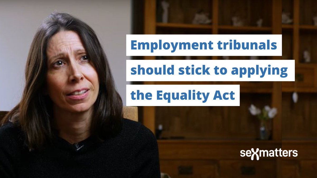 SexMattersOrg's tweet image. Sex Matters is intervening in a belief discrimination case at the Court of Appeal that starts tomorrow. 

#KristieHiggs (follow @tribunaltweets)

 sex-matters.org/posts/updates/…
