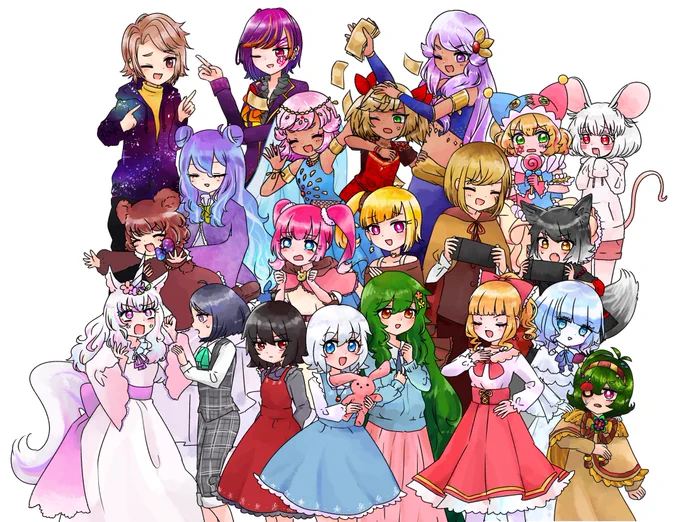 描きかけ放置のいにしえの絵しかない でといにしえのも可愛いね 多いね 