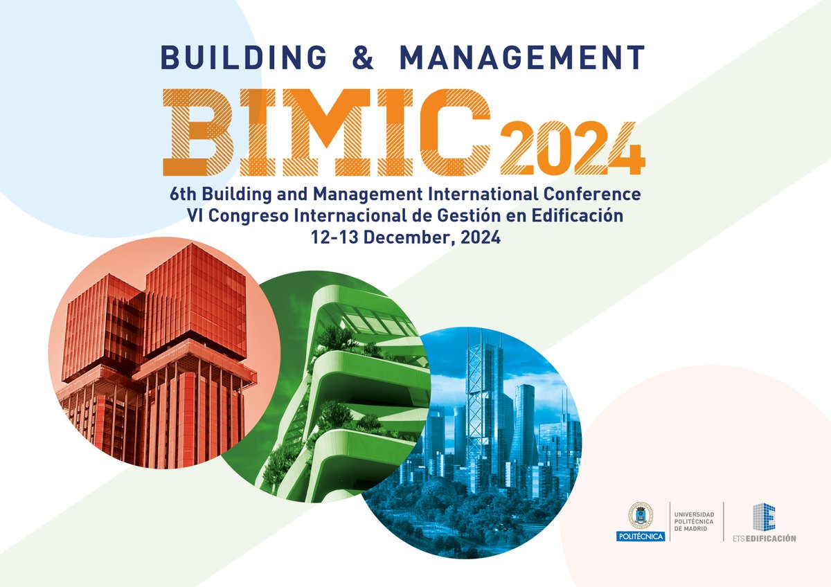 Aún estás a tiempo de presentar tu proyecto de investigación al
VI Congreso Internacional de Gestión en Edificación (#BIMIC)
organizado por la #ETSEM_UPM 
🔻 Fecha límite de presentación de resúmenes:
📅 20 de octubre
👇Amplía Info en 👇
short.upm.es/s3uct
