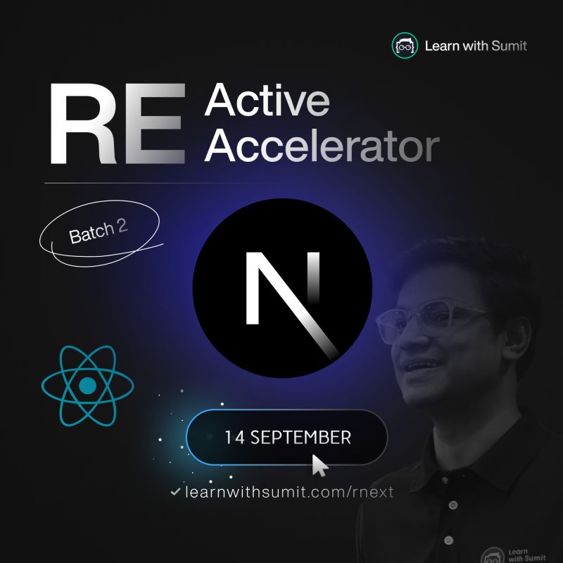 MotiurRahmandev's tweet photo. Level Up my Frontend journey with Reactive Accelerator by Learn with Sumit - LWS . Thanks to Sumit Saha and Tapas Adhikary to provite a great opportunity to learn frontend development.
#sumitsaha #learnwithsumit #FrontEnd #Reactjs #Nextjs #WebDevelopment #SoftwareDevelopment https://t.co/UXeo8RZo0E