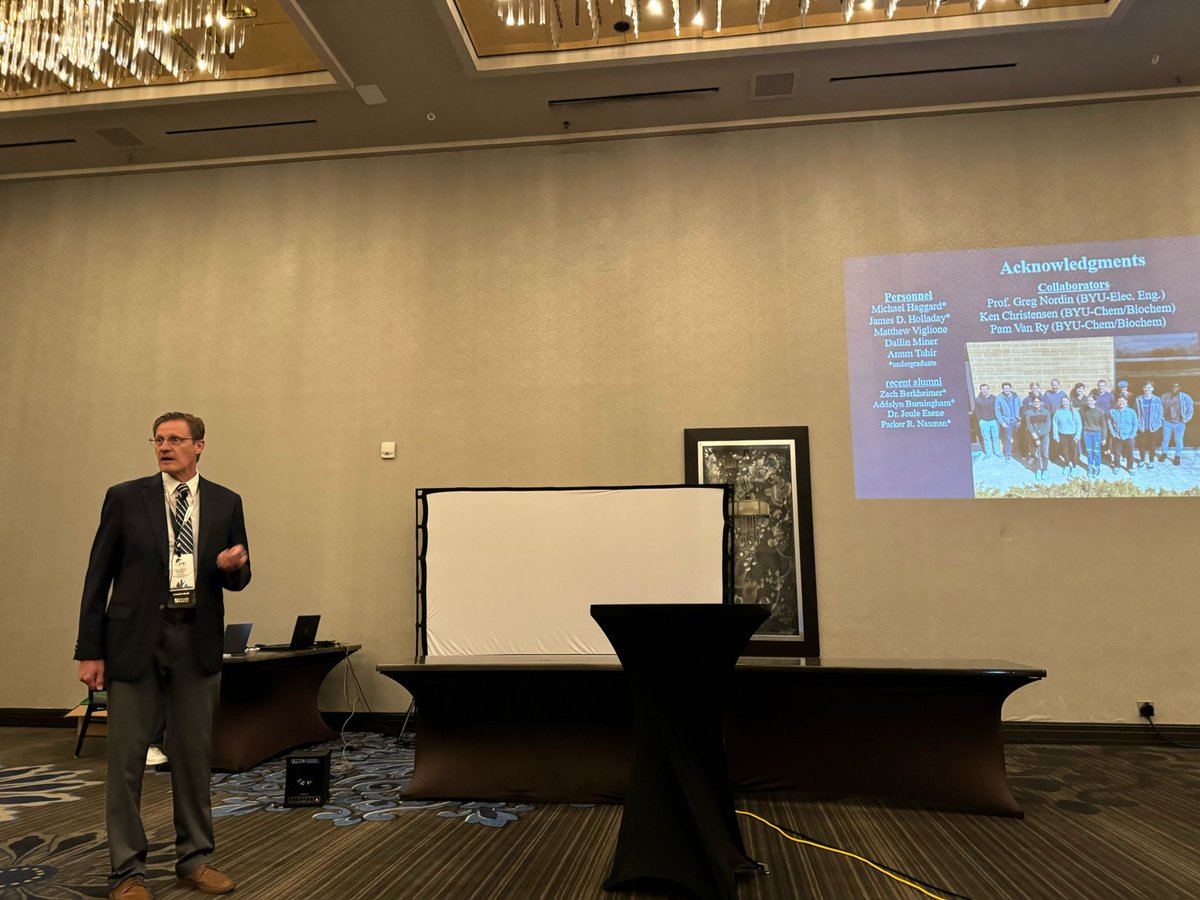 mechrefgroup's tweet photo. A new day to draw from the well of our professionals…

Session V Chair: Dr. Firas Kobaissy (Slide 1)
Dr. Daniel Armstrong (Slide 2)
Dr. Takuya Kubo (Slide 3)
Adam Woolley (Slide 4)

#sessionV
#conference #ITP #professionals #research #MechrefOmicsLab
#TTU https://t.co/L4pLgKMCwC