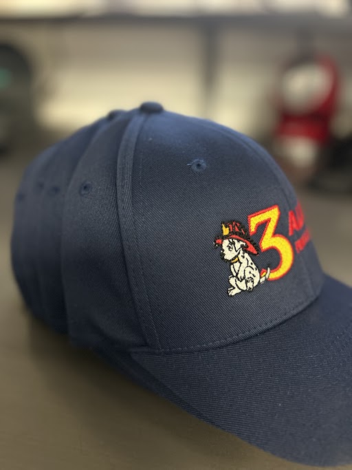 J6Designs's tweet photo. We do completely custom hats too!!! Order from us! We were going through our old orders and spotted this gem oldie but goodie!! @3AlarmFireSoCal   #customhats #customprinting #screenprinting #embroidery #printing #J6designs #hats #custom #shirts #hats https://t.co/aNb76tME9Q