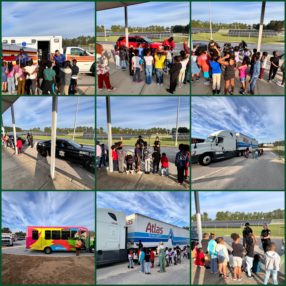 KimberlyHuntley's tweet photo. Killian’s Vehicle Day was a huge success. Thank you to all that participated &amp; shared your career. You are so appreciated! 
@franklinscsu @Killian_STEAM @DrOMorgan @JenniferrCain @RichlandTwo @RCSD @ColaFire @CatchTheCOMET @RichlandSC https://t.co/Szjh8cgVPD