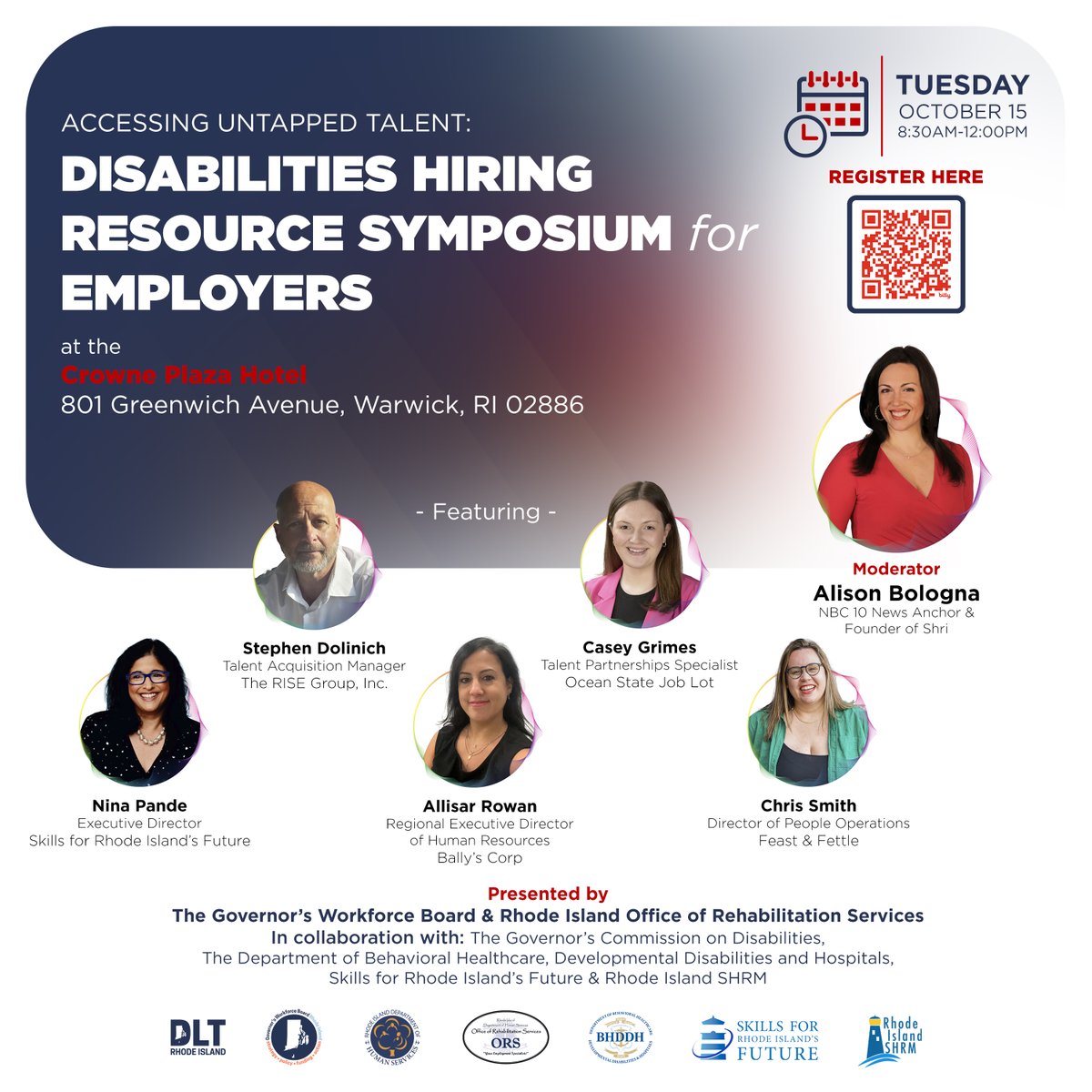 SkillsforRI's tweet photo. Attention Employers! We are less than two weeks away!  

Join us for the Disabilities Hiring Resource Symposium at the Crowne Plaza in Warwick on Tuesday, October 15, from 8:30 AM to 12:00 PM!   

Register now: https://t.co/d6WCLnaLXN. https://t.co/Lbj2WxBhIY