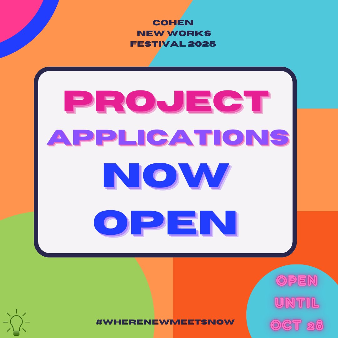 Project Applications are NOW LIVE!!
Click the link below or in our Linktree in bio to bring your vision and voice to the future of the festival! Feel free to contact us for any questions you may have about the apps/application process.
Project Application: forms.gle/32k6V8iN3sPJpE…