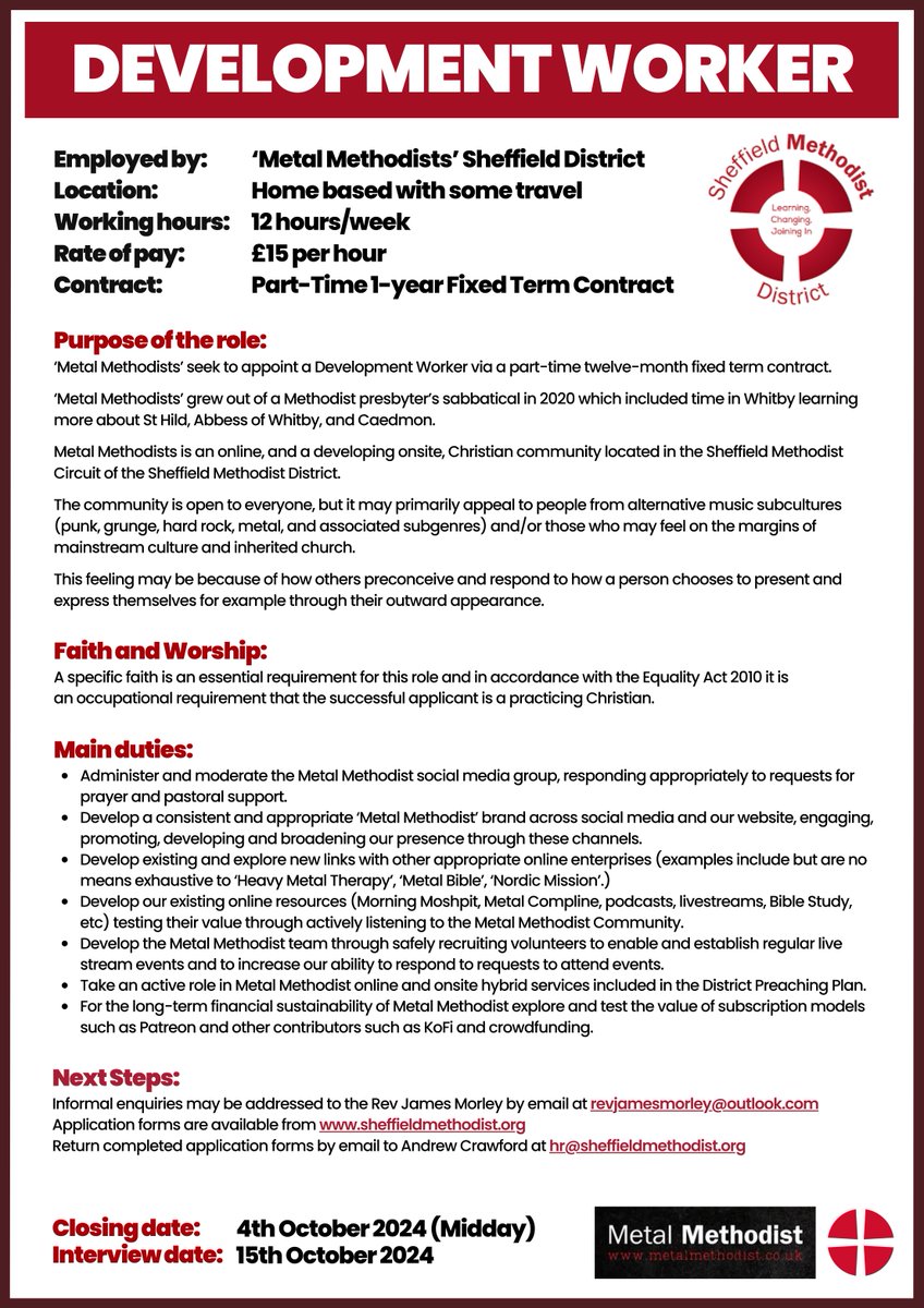 Sheffield Methodist District tweet media