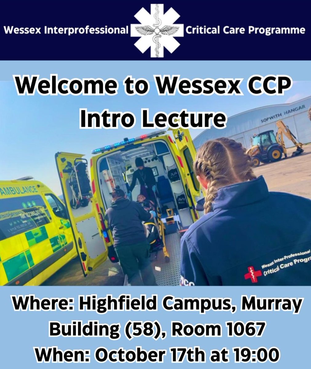 We are very excited to announce our first lecture of the year! 🚑🩺🏥
It is free to come along, CPD certificates provided for attendance ✅️
Please register interest using the Linktree in our bio!
Would be great to see you there! 😁🚑🩺🏥