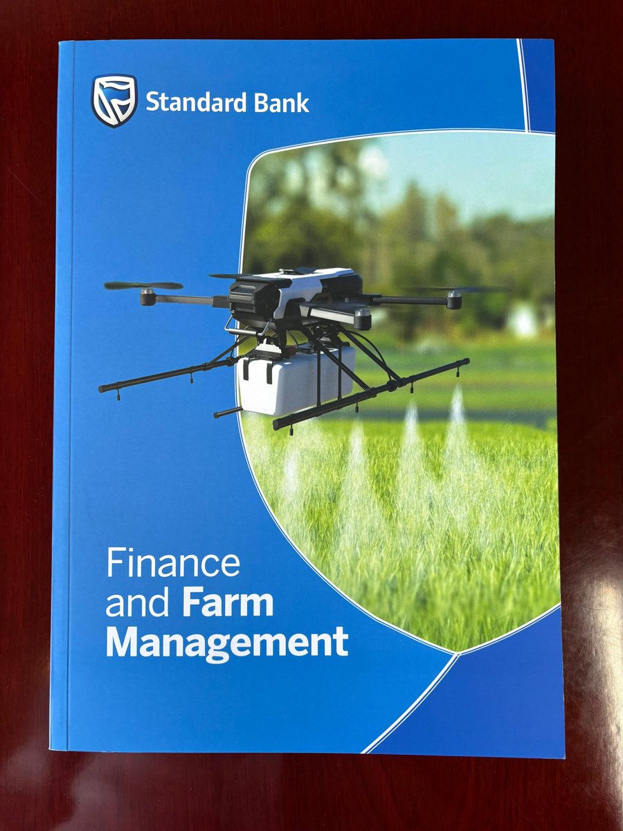 WandileSihlobo's tweet photo. We used this textbook, “Finance and Farm Management” during my undergraduate studies. At the time, it was called “Finance and Farmers”.

I think I speak for all South African agricultural economists in expressing deep gratitude to @StandardBankZA  for supporting the book for over 40 years – the first edition was in 1981.

It is also deeply gratifying to be one of the contributors to the latest addition. The South African universities will now use this newest addition in their classes.

But the book is truly for all practitioners in the sector, not just students. The latest chapters we added also have a policy angle, further enriching the book.

Thanks to Prof Andre Louw and Dr Mariette Geyser, who led the project. We launched the book today at Standard Bank.

Huge thanks to the Bank’s colleagues, Bill Blackie, Simone Cooper, Brendan Jacobs, Louis van Ravesteyn, Dieter Bruijns, Mc Loock, Esethu Ntwendala and Keneilwe Nailana.

Fellow panellists -- huge thanks to Kholofelo Thobejane, Danie Jordaan, and Melissa van der Merwe.

Many thanks to the contributors and all the folks who made this project a success.