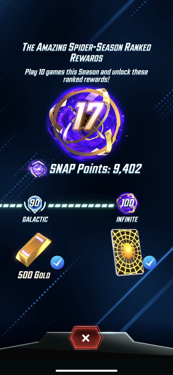 Finishing the season with a personal best snap score of 9400. 

Spent a lot of the season messing around with some pixie decks that ended up working very well for me.

<a href="/kx4nSnap/">kx4n</a>