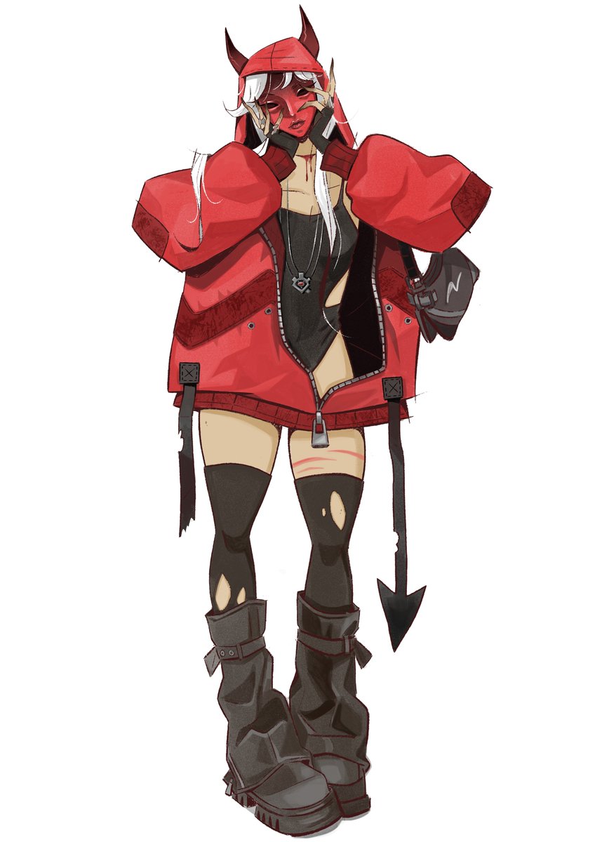 ClaraDanjoux's tweet photo. 🩸👿
#characterdesign #OC #demongirl #devilqueen https://t.co/Kw8b6JVH88