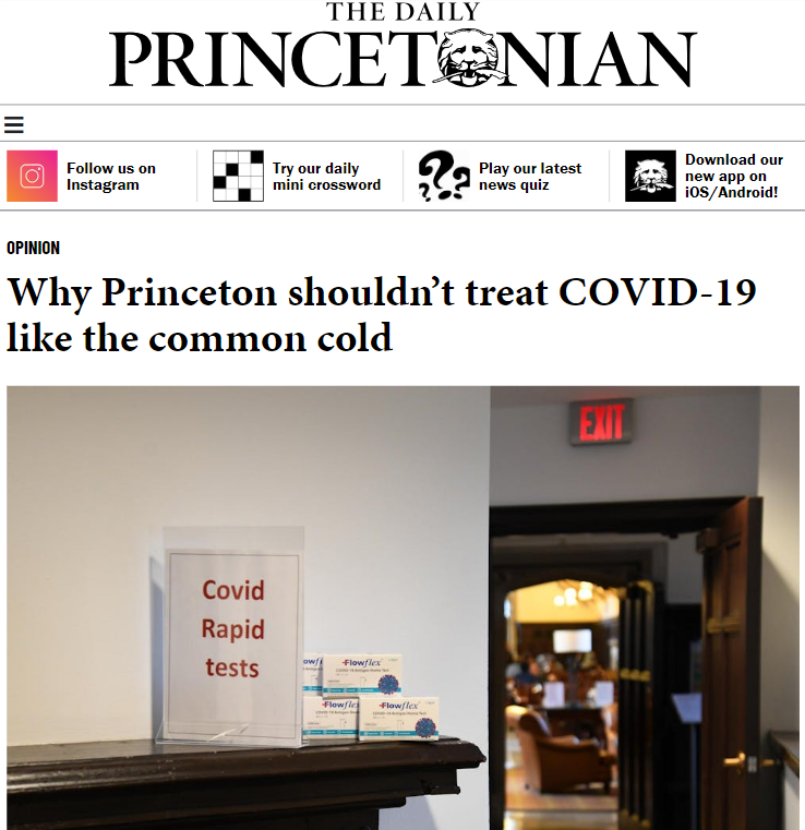 EnemyInAState's tweet image. Urgent Call By Students Of Ivy League Princeton University To Implement Covid Safety Amid Warnings About The Devastating Effects Of The Virus
 
&apos;Infection, even with a mild case of COVID-19, can lead to the equivalent of seven years of brain-aging&apos;