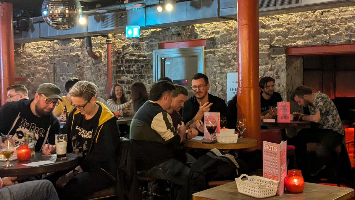 HubworldScot's tweet image. GLASGOW You were electric!! ⚡ 
Our #HubQuiz week has kicked off with an absolute bang! 🔥Thank you everyone who made it out, always so much fun running events here
Edinburgh, we'll see you tomorrow 👀
🎟️buff.ly/3ZLmjio