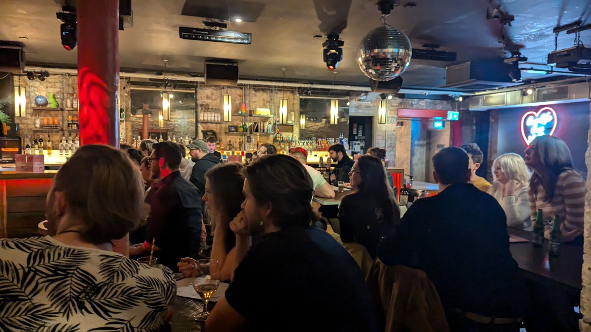 HubworldScot's tweet image. GLASGOW You were electric!! ⚡ 
Our #HubQuiz week has kicked off with an absolute bang! 🔥Thank you everyone who made it out, always so much fun running events here
Edinburgh, we'll see you tomorrow 👀
🎟️buff.ly/3ZLmjio