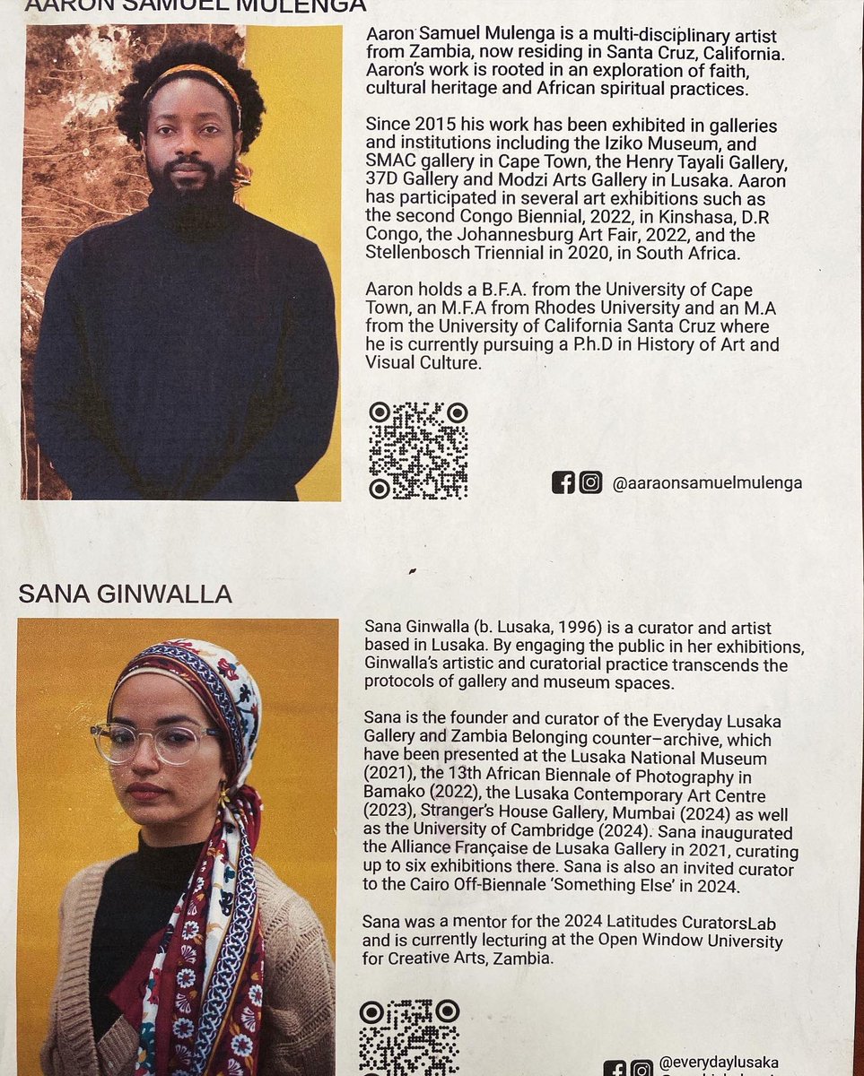 Aaron Samuel Mulenga &amp; Sana Ginwalla’s “Ba Zambia Twa Fika Pesa?” 
(Zambia where have we reached?) 
Exhibition at Lechwe Trust Art Gallery is simply groundbreaking. Very provocative, creative and challenging. One of the best exhibitions I have ever seen both locally or abroad 🔥