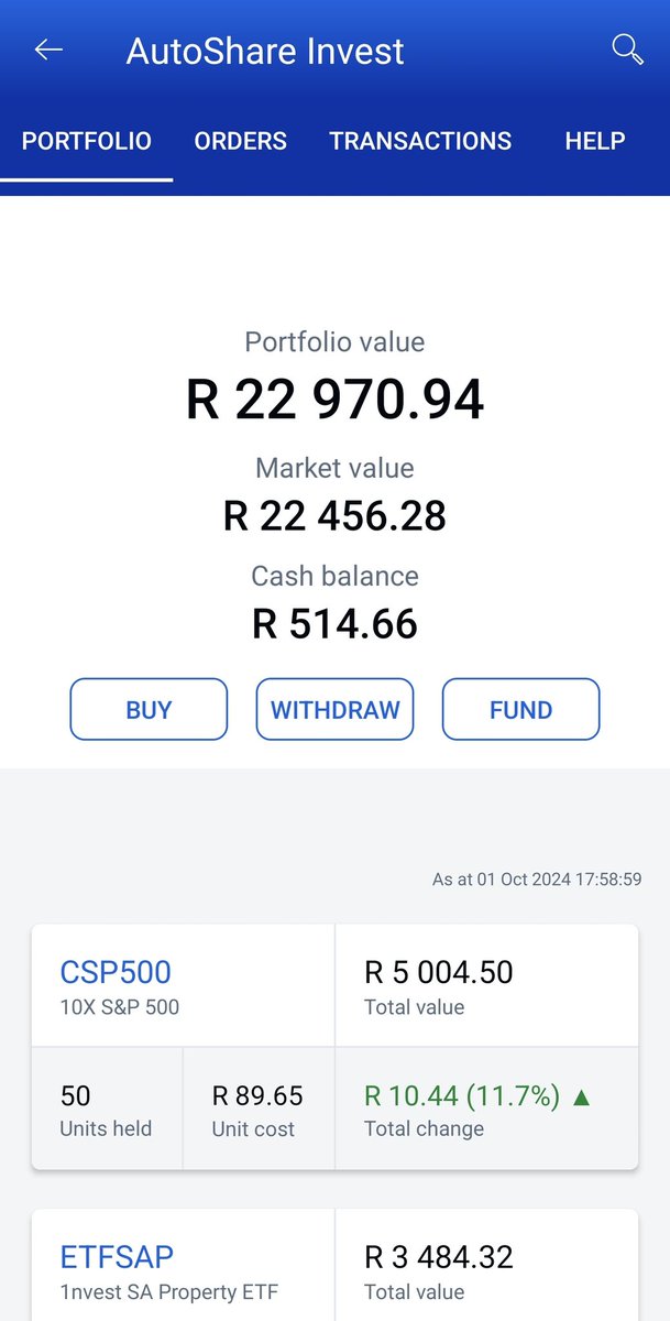 EMukumbo's tweet photo. On the 1st day of the new month, we redeem our bank rewards to grow our share portfolio. #R500Investmentchallenge gang. We are here 🥳💃🏽. Who knew that redeeming R500 per month would get us here. https://t.co/XAUe5OHpUZ
