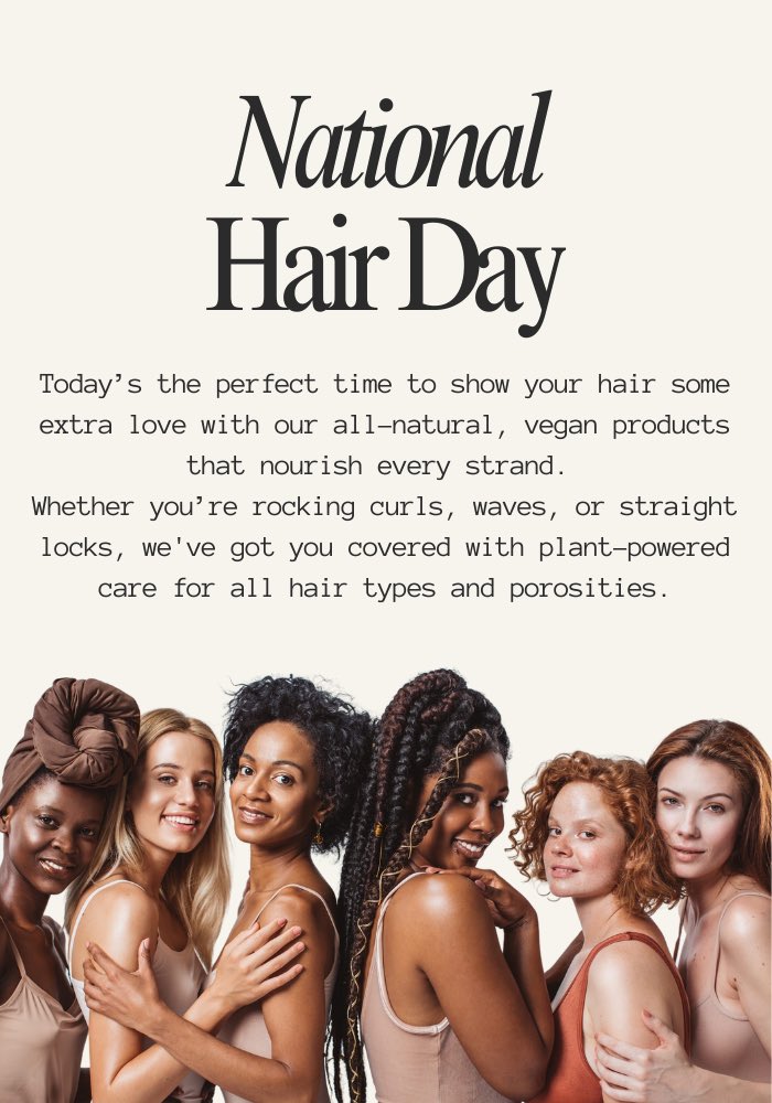 #NationalHairDay 
Learn more: theorganibrands.com