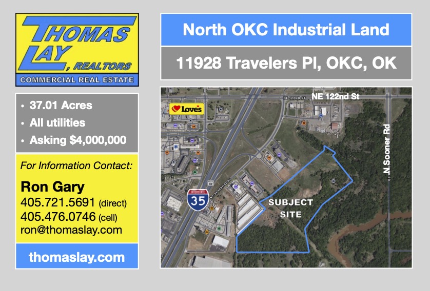 ThomasLayRealty's tweet photo. Industrial Land For Sale | 11928 Travelers Pl, OKC, OK | Contact Ron Gary for details #CRE #OKC #Land https://t.co/MxNvG0YToH https://t.co/oKQy1s9tYw