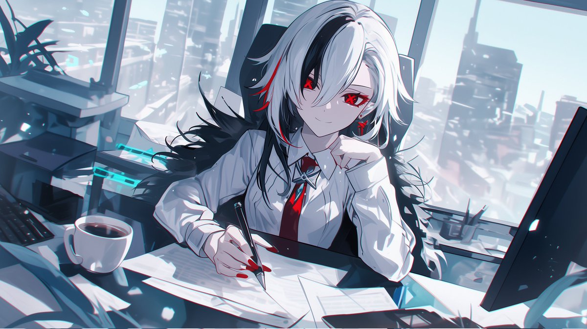 Arlecchino was preparing her lessons with her future classroom for fitting survival battles.

#UQtriage