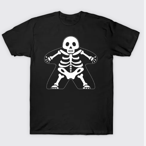 BoardGameBlitz's tweet photo. It's October and that's Halloween season!! I made a new halloween themed design on @TeePublic to celebrate! https://t.co/2OMn48mEnY