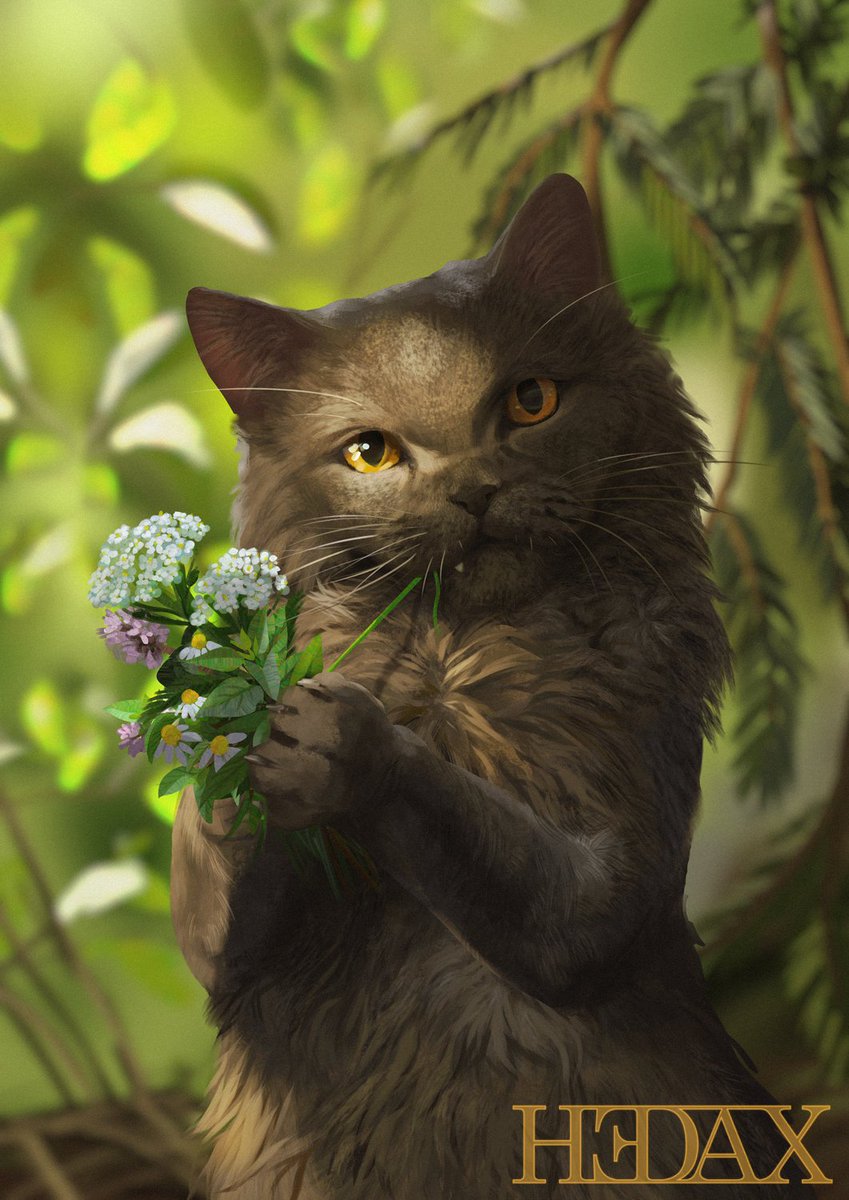 Young Yellowfang from warrior cats poster I did for Nowa Baśń!