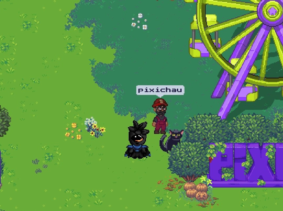 Ujwal_uc's tweet photo. @pixels_online "I finally found the cat! It was like trying to solve a mystery novel, but with fur.  The cat was just chilling somewhere, watching me like, 'Oh, you thought I was lost? Nah, I’ve been here the whole time, just waiting for you to figure it out. Nice try, though!'" https://t.co/ppMTJ5Noyn