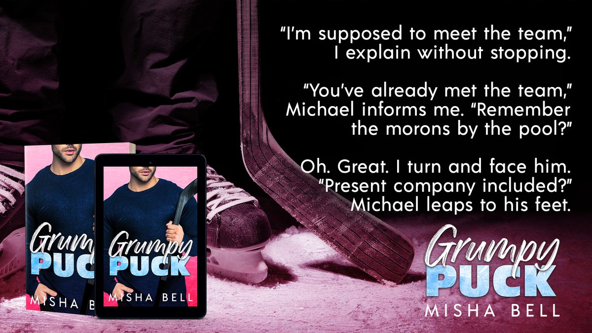 authormishabell's tweet photo. 🚨 NEW BOOK ALERT 🚨 Do you daydream about sexy, grumpy hockey players? Grumpy Puck is a forced proximity, one bed, fake relationship rom-com and it's coming in NOVEMBER! 😍 Pre-order your copy below!

🏒 PRE-ORDER Grumpy Puck 🏒
➤ https://t.co/RKHKB2qxZy https://t.co/F9aiR25EHO