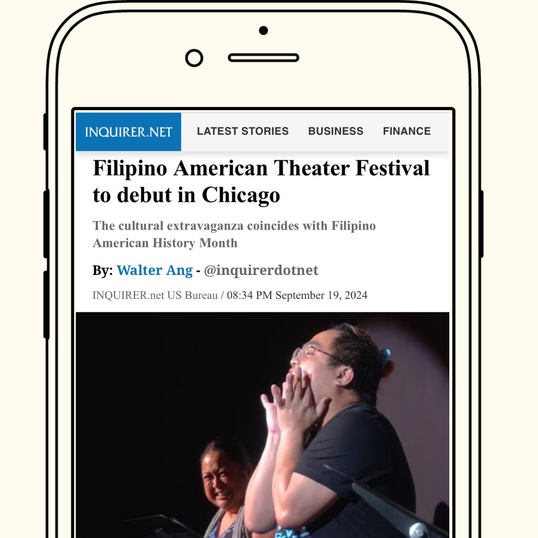 🥳 Happy #FilipinoAmericanHistoryMonth ✨️🇵🇭 We're officially 10 days away from the start of the festival 🇵🇭⁠ ✨️ Find out what the buzz is all about by reading @theWalterAng on the Inquirer 👉🏽 usa.inquirer.net/157080/filipin…

Get 🎟️ at the 🔗in bio
⁠
#fahm #chicago #theatre #filam