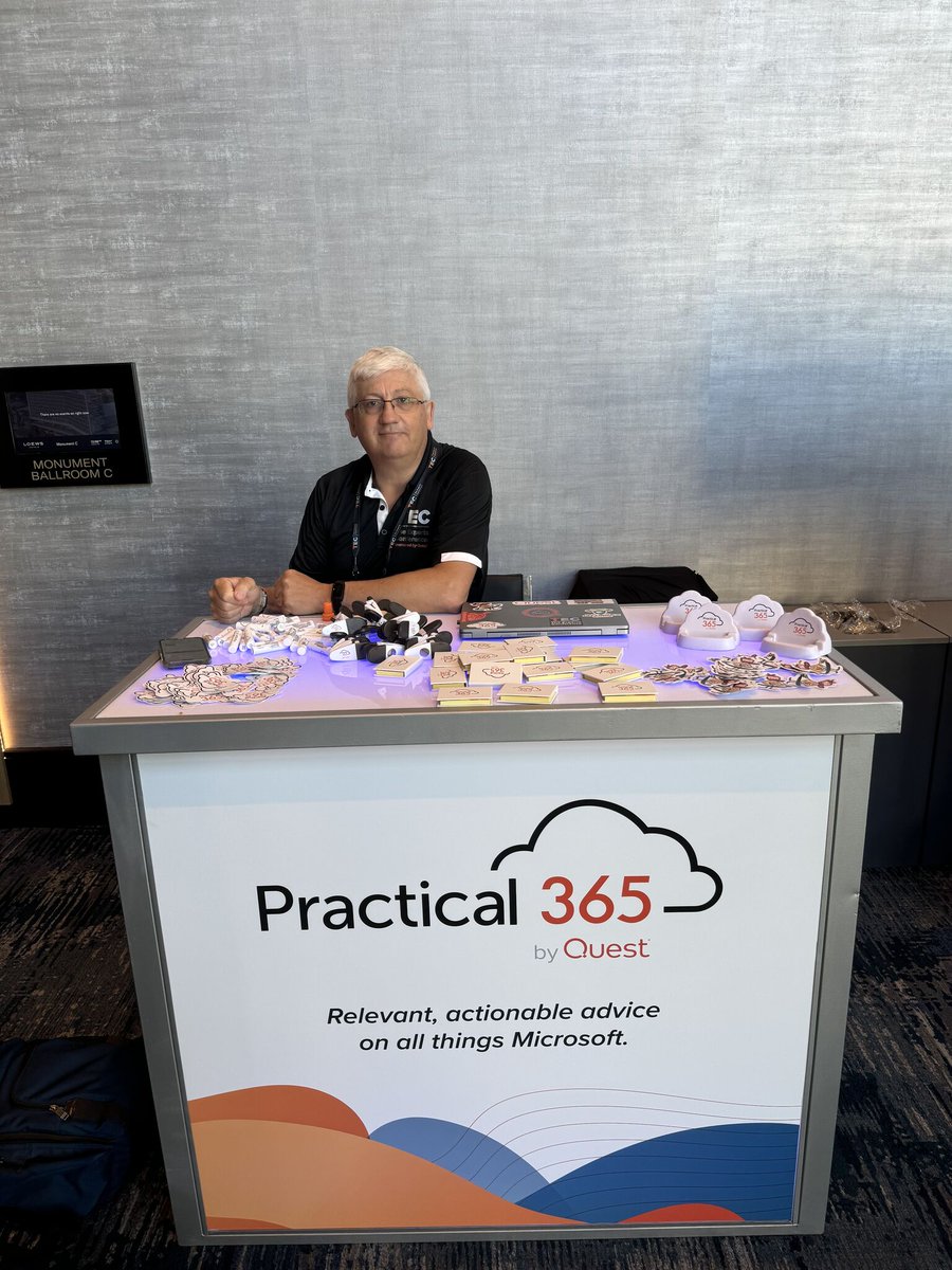 Practical365's tweet photo. If you are at TEC 2024, stop by the booth and meet the one and only, @12Knocksinna!
#TEC2024 #Microsoft #Practical365 https://t.co/pFLJSBgqKB