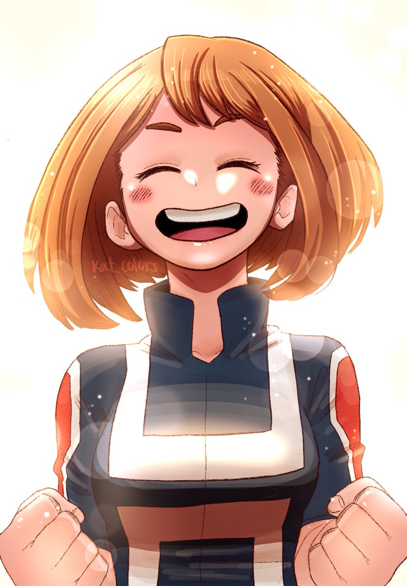 kat__colors's tweet photo. She’s so bright 🌞 

#coloring #ochako #mha #bnha https://t.co/5DyY5JZs5n