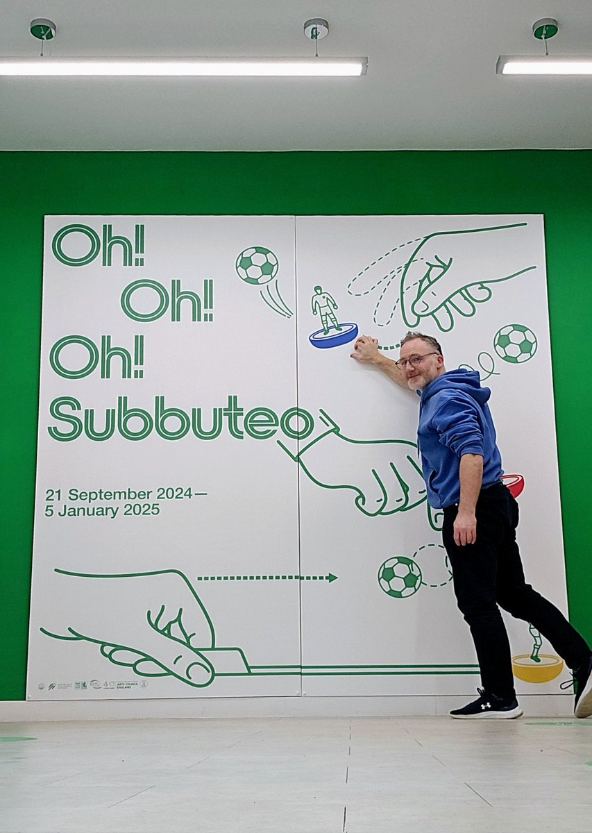For Subbuteo fans, the exhibition at <a href="/theamelia_tw/">The Amelia</a> is an absolute dream! 3 visits in 3 days 😅 Peter Adolph's origin story, seeing the protypes, how far the game has come, the lives Subbuteo has touched, super inspiring. Loads of fun playing on the table with other visitors too!