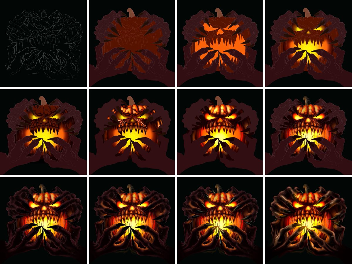 davydochka_art's tweet image. 🎃Halloween WIP🎃

Stingy drunk Jack, fooled by the Devil and cursed to wander the Earth forever with one single piece of smoldering coal in an empty turnip lighting his way...

#procreateart #handdraw #halloweenart #daidgitalillustration