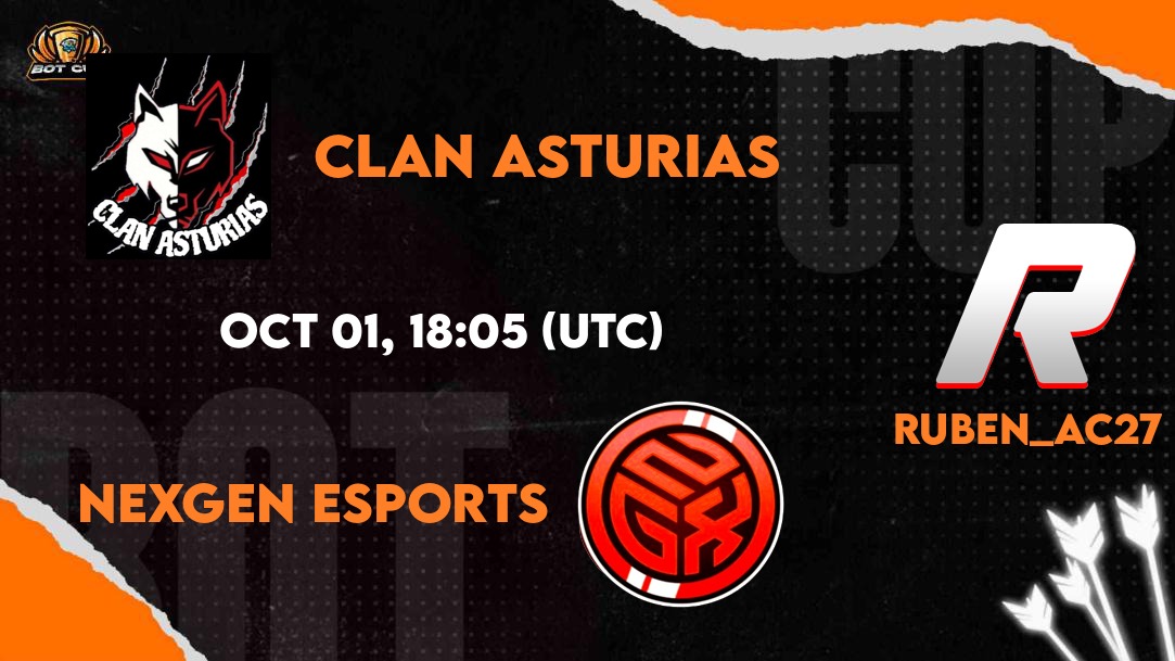 💥 DIRECTO!

🏆 <a href="/BoT_Cup16/">Birds of Thunder Cup</a>

⏰ 20h 🇪🇸 - <a href="/ClanAsturiasCoC/">Clan Asturias CoC</a>
vs Nexgen Esports

🟣 Twitch.tv/Ruben_AC27