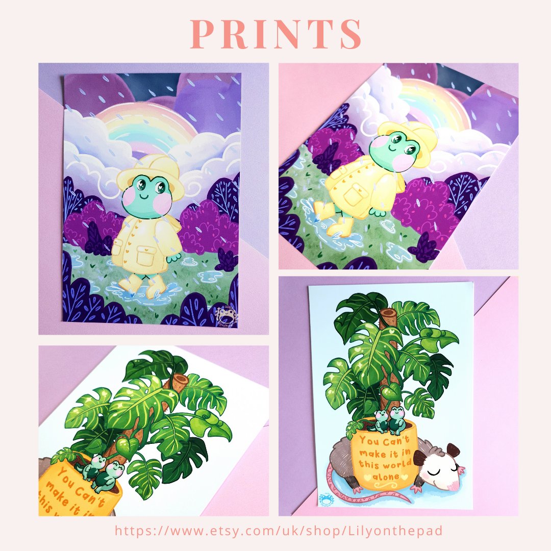 ✨Etsy update!✨

Super cute fun items have been added on to my etsy including sticker sheets and prints!

Hop over and see all my items at etsy.com/uk/shop/Lilyon…