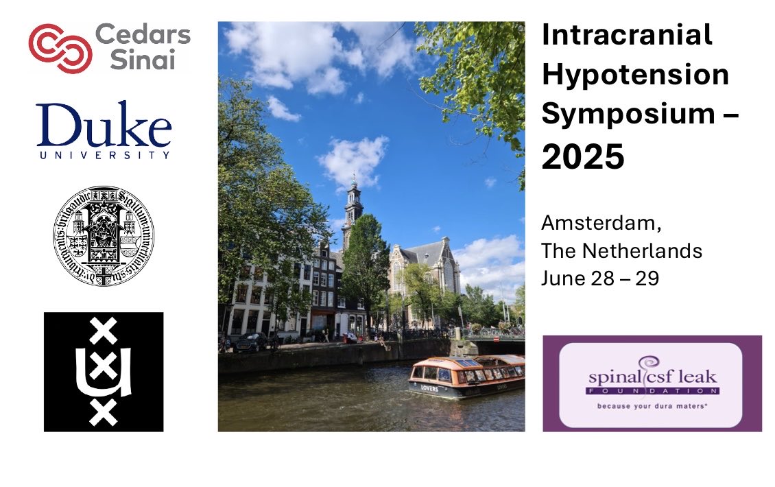 WouterSchievink (@wouterschievink) on Twitter photo Happy to announce the lineup of patient and physician speakers at the 2025 Intracranial Hypotension Symposium #SIH2025 in <a href="/Iamsterdam/">I amsterdam</a> (in order of appearance): #PrincessAnitavanOranje #DrMatthijsBrouwer <a href="/Manjit_Matharu/">Prof Manjit Matharu</a> <a href="/JrgenBeck/">Jürgen Beck</a> #DrHorstUrbach … Happy to announce the lineup of patient and physician speakers at the 2025 Intracranial Hypotension Symposium #SIH2025 in <a href="/Iamsterdam/">I amsterdam</a> (in order of appearance): #PrincessAnitavanOranje #DrMatthijsBrouwer <a href="/Manjit_Matharu/">Prof Manjit Matharu</a> <a href="/JrgenBeck/">Jürgen Beck</a> #DrHorstUrbach …