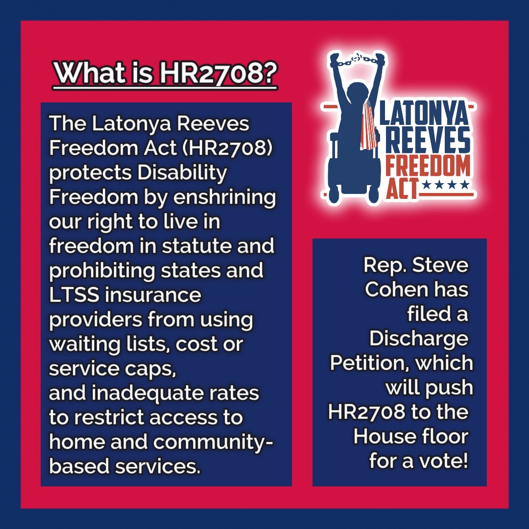 RCILNY's tweet photo. In case you missed it: Rep. Steve Cohen has filed a discharge petition for HR2708! Want to learn more about the Latonya Reeves Freedom Act? The Caravan for Disability Freedom and Justice 2024 will be in Rochester tomorrow and Thursday! Check their route: https://t.co/sP2tRIq2yL https://t.co/LjSKIxlmbZ