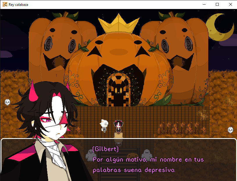 CFrutoseco's tweet photo. ¡Ya está disponible Rey Calabaza!

Es un juego simple con temática de Halloween. ¿Tu misión? ¡Recolectar todos los dulces posibles!

https://t.co/Mey7LOqYQq

#indiegame #RPGツクール https://t.co/U9ni6MiNPC