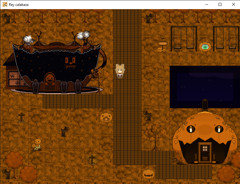 CFrutoseco's tweet photo. ¡Ya está disponible Rey Calabaza!

Es un juego simple con temática de Halloween. ¿Tu misión? ¡Recolectar todos los dulces posibles!

https://t.co/Mey7LOqYQq

#indiegame #RPGツクール https://t.co/U9ni6MiNPC