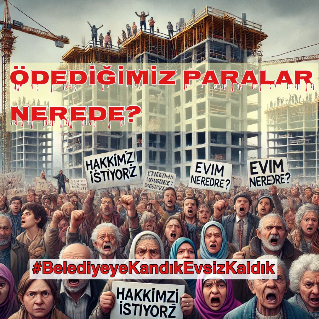 ahmetyuce35's tweet photo. O kadar mağdur var kooperatif üyeleri her yerden sesini duyurmaya çalışıyor evleri yapamayan belediye herşeye sessiz kalan belediye projeler onların değilmiş gibi sessiz kalıyorlar
#BelediyeyeKandıkEvsizKaldık
#gözünüdikti
#olacakşeydeğil
@EgeTV35
@ugurdundarsozcu
@kilicdarogluk https://t.co/RadhO4ocD9