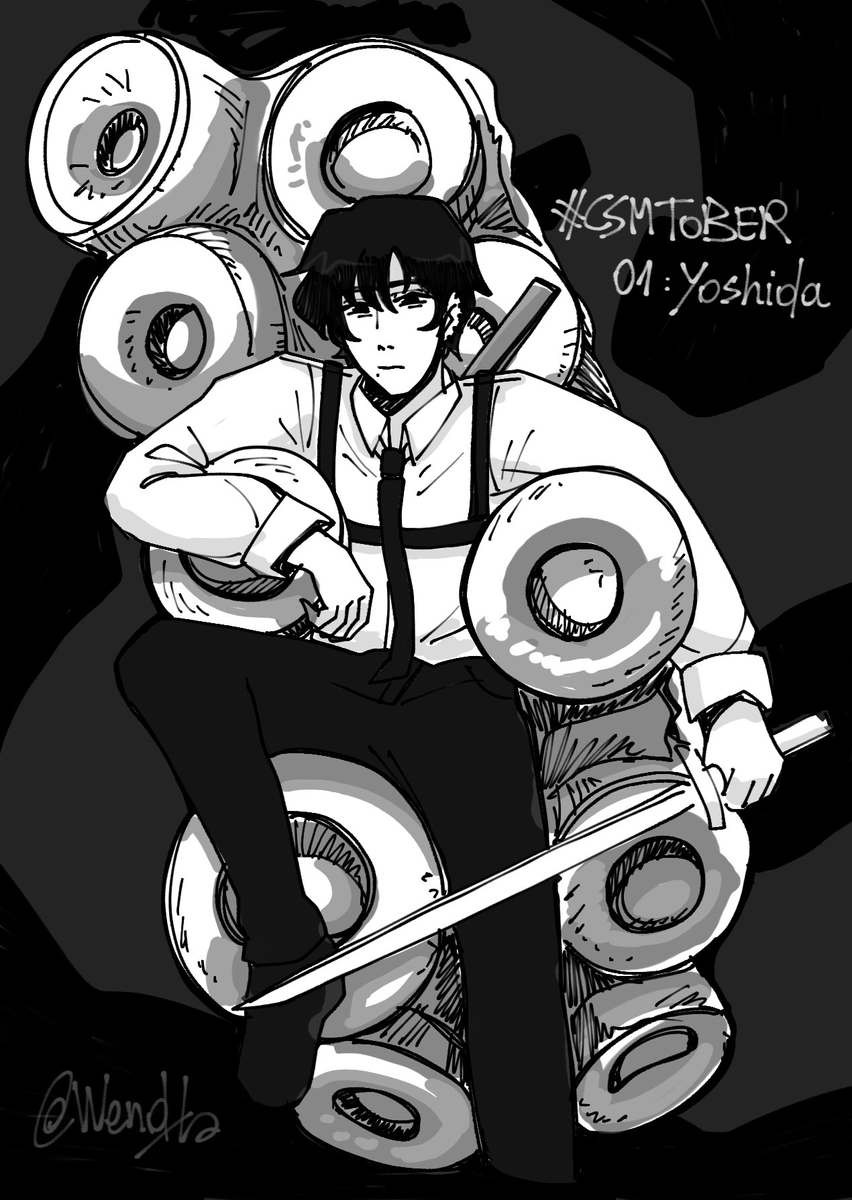 Tired but I did my best !!
#CSMTOBER Day 1 : Yoshida