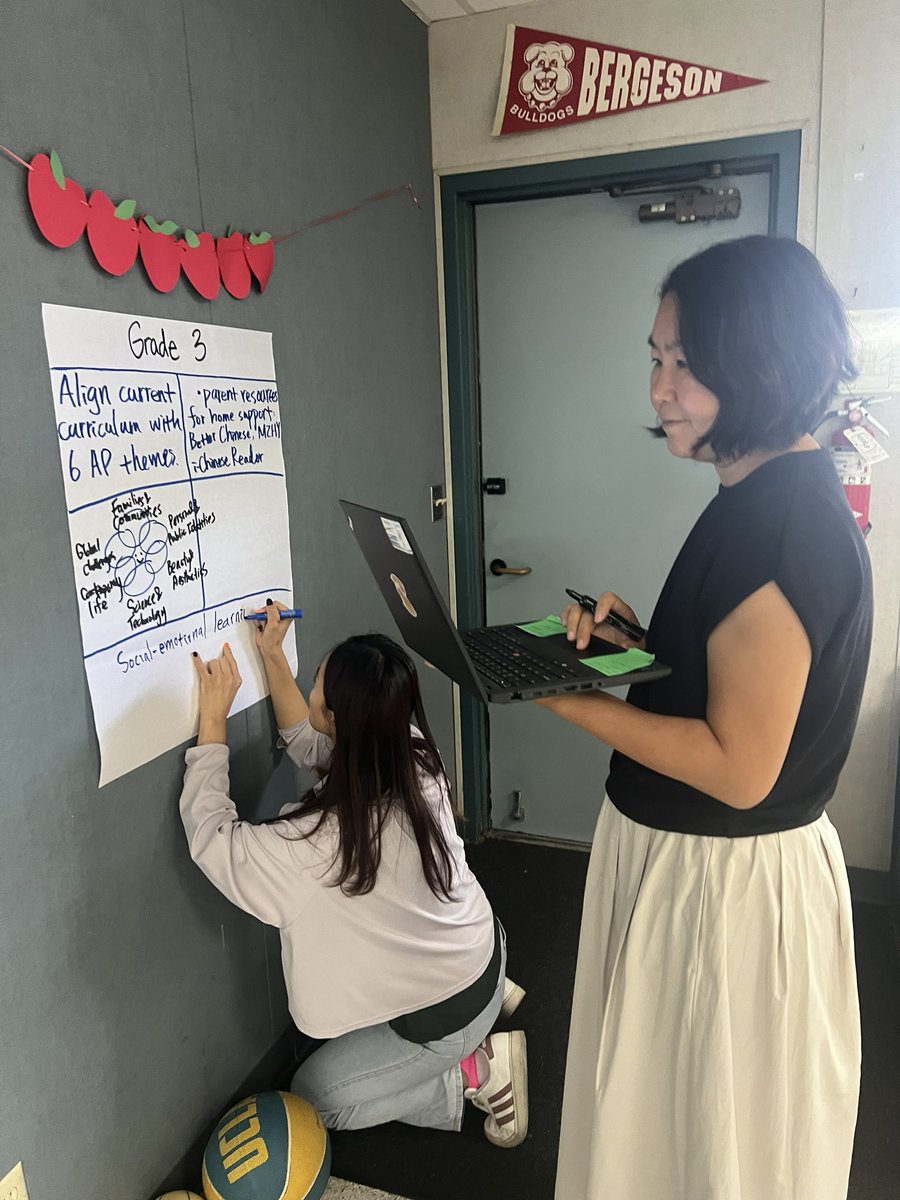 PrincipalDrKim's tweet photo. Mandarin Immersion Program PLC happening now at Bergeson. We have the best team! @BergesonES https://t.co/KQvivDPJod