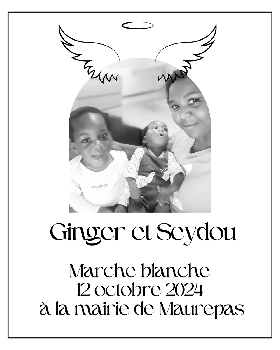 proteger_enfant's tweet photo. 🔴 Sekina, la maman de Ginger et Seydou,
l’association Protéger l’Enfant,
la Fédération nationale des victimes de féminicides (FNVF)
organisent une
Marche blanche
le 12 octobre à 14h à la mairie de Maurepas dans les Yvelines (78).
#infanticides #infanticide #vif #violences https://t.co/RahgEnZLu4