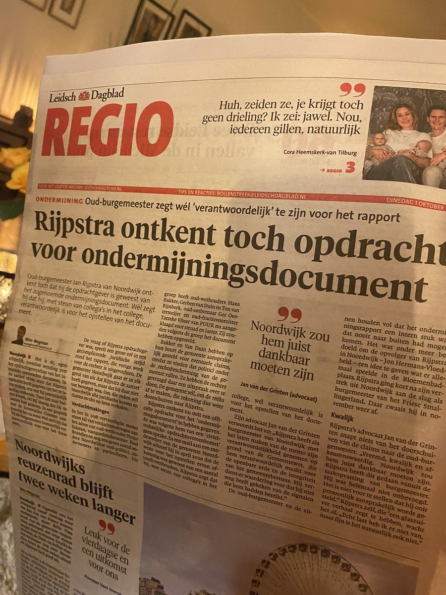 Weer een raadsel dat stuk over een ‘ondermijningsdocument’. Welk, wat, hoe?  <a href="/leidschdagblad/">Leidsch Dagblad</a>