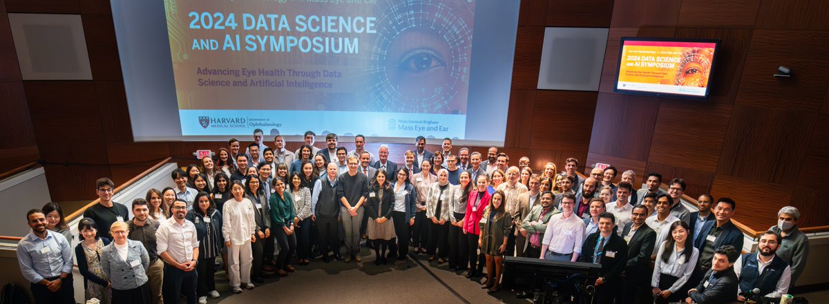 We hosted our inaugural Data Science and AI Symposium last week. The two-day event focused on the latest advances from “Big Data” and AI in vision research and the challenges remaining that limit the translation of findings from data science and AI research into the clinic.