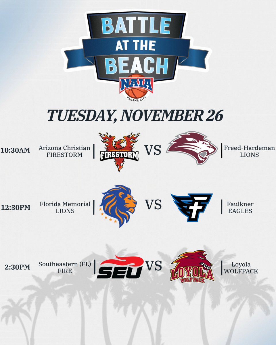 The season tips-off this month... Guess we better release the field and matchups for the 2024 Battle at the Beach!