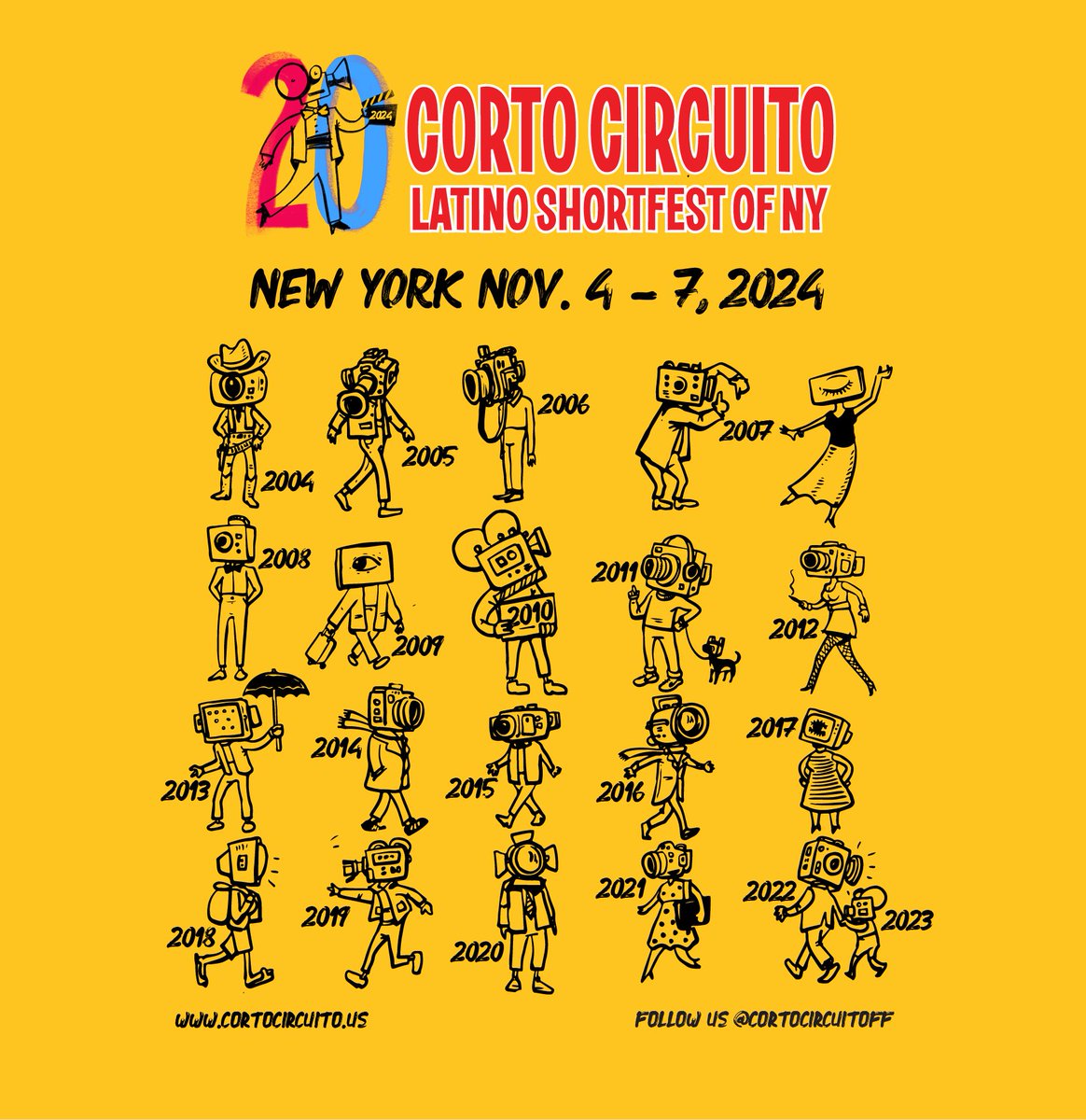 Corto Circuito ShortFest NY (@cortocircuitoff) on Twitter photo Join Us for the 20th Anniversary of CortoCircuito Latino ShortFest NY!
November 4-7, 2024.Â
Venues:
<a href="/IC_NewYork/">Instituto Cervantes New York</a>
<a href="/ARGenNewYork/">Consulado General Argentino en Nueva York</a>
<a href="/KJCC_NYU/">NYU KJCC</a>
Admission is free.
More info: cortocircuito.usÂ
Follow us@cortocircuitoff Join Us for the 20th Anniversary of CortoCircuito Latino ShortFest NY!
November 4-7, 2024.Â
Venues:
<a href="/IC_NewYork/">Instituto Cervantes New York</a>
<a href="/ARGenNewYork/">Consulado General Argentino en Nueva York</a>
<a href="/KJCC_NYU/">NYU KJCC</a>
Admission is free.
More info: cortocircuito.usÂ
Follow us@cortocircuitoff