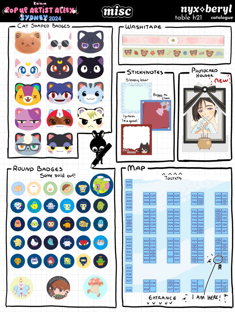 A quick catalog for <a href="/KaigaConvention/">⭐ 𝙆𝙖𝙞𝙜𝙖 𝘾𝙤𝙣𝙫𝙚𝙣𝙩𝙞𝙤𝙣 ⭐</a> Sydney this weekend!!